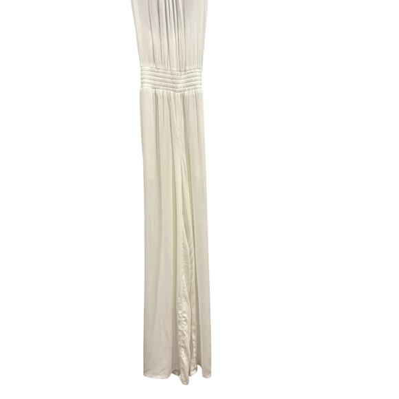 PRANA NWT Fernie Wide Leg Jumpsuit Swim Cover-Up, Size Medium, White - Picture 5 of 12